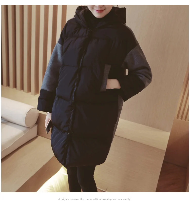 Women's jacket winter thickened velvet cotton padded jacket splicing hooded cotton padded jacket women's large fit coat warm
Women's jacket winter thickened velvet cotton padded jacket splicing hooded cotton padded jacket women's large fit coat warm