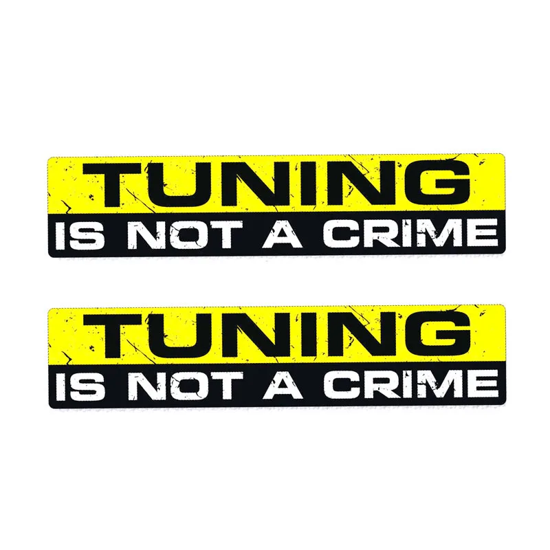 Hot Warning Car Sticker 2X TUNING IS NOT A CRIME KK Vinyl Car Styling Laptop Accessories PVC 15cm*3cm
Hot Warning Car Sticker 2X TUNING IS NOT A CRIME KK Vinyl Car Styling Laptop Accessories PVC 15cm*3cm