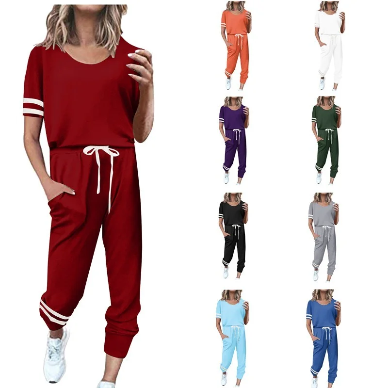 GOOHOJIO 2021 New Spring Autumn Chic Two-piece Suit for Ladies High Waist Elastic Band Pants Suit Women Short Sleeve Women Suit
GOOHOJIO 2021 New Spring Autumn Chic Two-piece Suit for Ladies High Waist Elastic Band Pants Suit Women Short Sleeve Women Suit