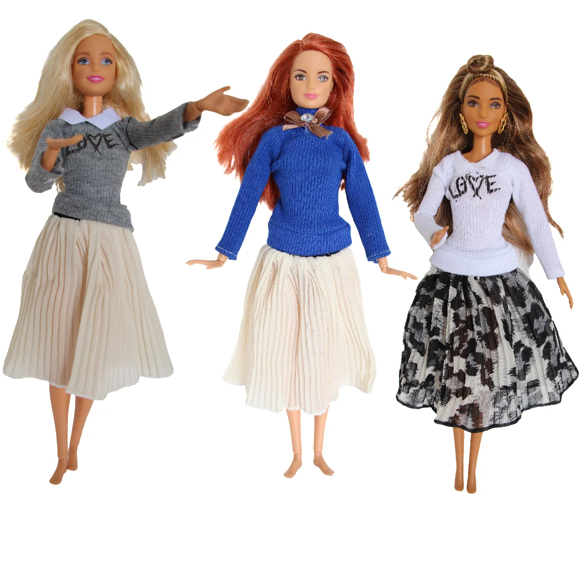 Retro Pleated Dress Outfits Set for Barbie 1/6 30cm BJD FR Doll Clothes Accessories Play House Dressing Up Toys Gift
Retro Pleated Dress Outfits Set for Barbie 1/6 30cm BJD FR Doll Clothes Accessories Play House Dressing Up Toys Gift