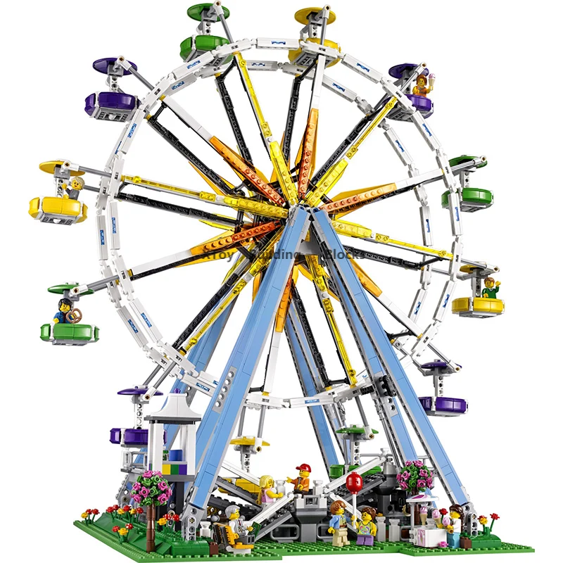 2464 Pcs Figures Street View Model Set Ferris Wheel Building Block Bricks Toys Girls Boys Birthday Gifts For Children 15012
2464 Pcs Figures Street View Model Set Ferris Wheel Building Block Bricks Toys Girls Boys Birthday Gifts For Children 15012