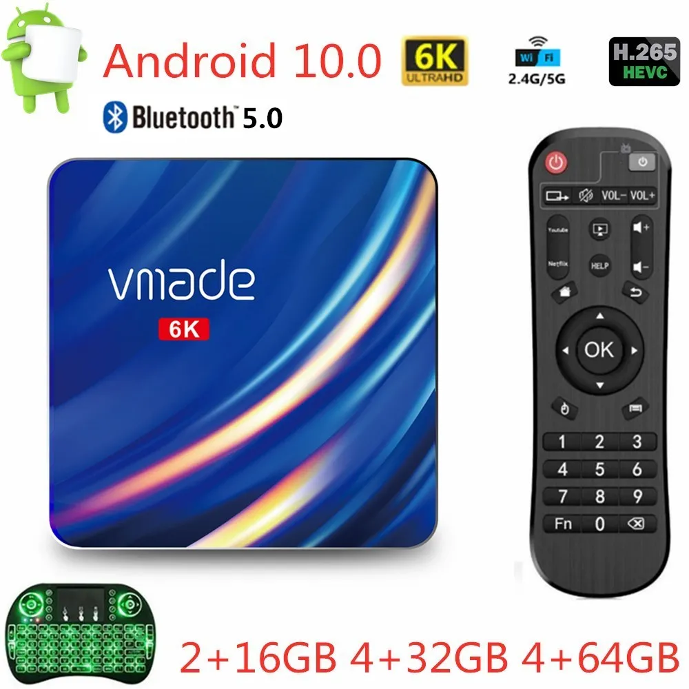 2021 Newest Smart TV Box Android 10 16GB 32GB 64GB Ultra HD 6K H.265 1080P Media Player 2.4/5G WiFi 1000M Mini Set-Top Box
2021 Newest Smart TV Box Android 10 16GB 32GB 64GB Ultra HD 6K H.265 1080P Media Player 2.4/5G WiFi 1000M Mini Set-Top Box