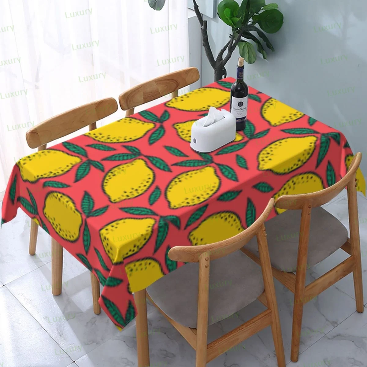 Tablecloth Rectangle 54 X 72 Inch Waterproof Table Cloth Anti Wrinkle Table Cover for Kitchen Dining Room
Tablecloth Rectangle 54 X 72 Inch Waterproof Table Cloth Anti Wrinkle Table Cover for Kitchen Dining Room