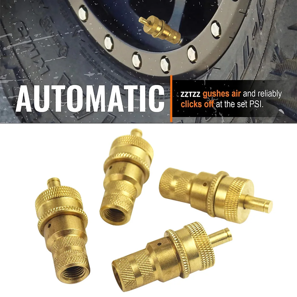 4pcs Universal Offroad Brass Tire Deflators Kit 6-30psi Tyre Pressure Relief Valve Deflators Bleeder Kit Off-road Car ATV UTV
4pcs Universal Offroad Brass Tire Deflators Kit 6-30psi Tyre Pressure Relief Valve Deflators Bleeder Kit Off-road Car ATV UTV