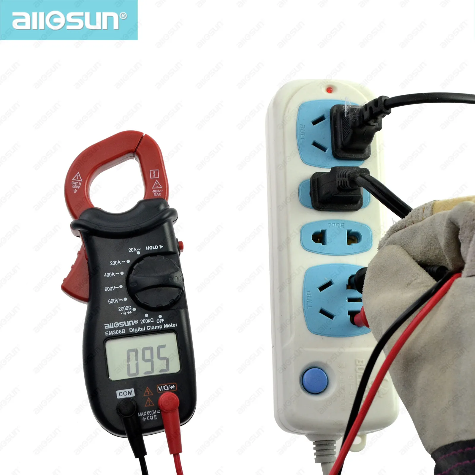Цифровой мультиметр зажим all sun EM306B измеритель переменного/постоянного тока