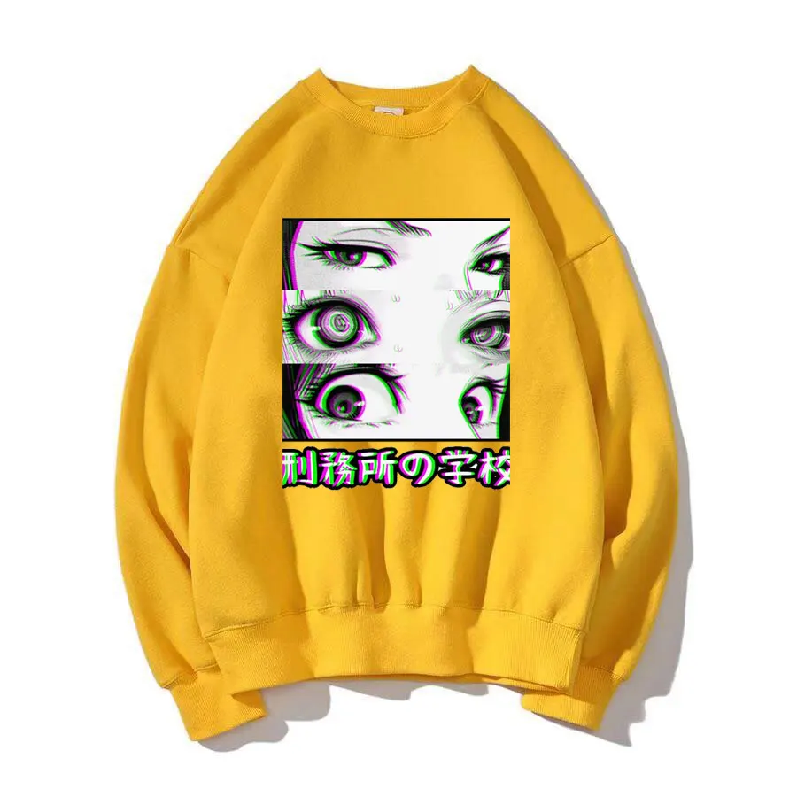 Japan Anime Prison School Eyes Sad Men Sweatshirt Hoodies 2019 Spring Winter Hot Sale Casual Loose Fit Hip Hop Fashoin Pullover
Japan Anime Prison School Eyes Sad Men Sweatshirt Hoodies 2019 Spring Winter Hot Sale Casual Loose Fit Hip Hop Fashoin Pullover
