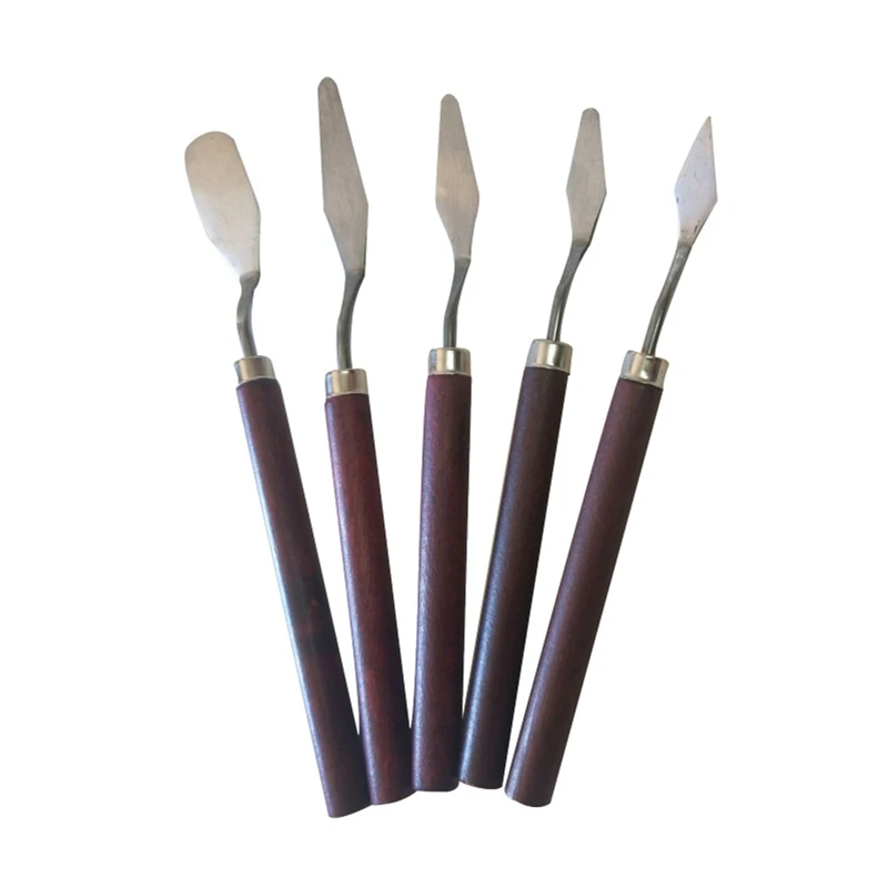 H05B Wood Palette Knife Painting Tools, Stainless Steel Oil Painting Mixing Scraper, Painting Knife Set, Paint Oil Painting Art
H05B Wood Palette Knife Painting Tools, Stainless Steel Oil Painting Mixing Scraper, Painting Knife Set, Paint Oil Painting Art