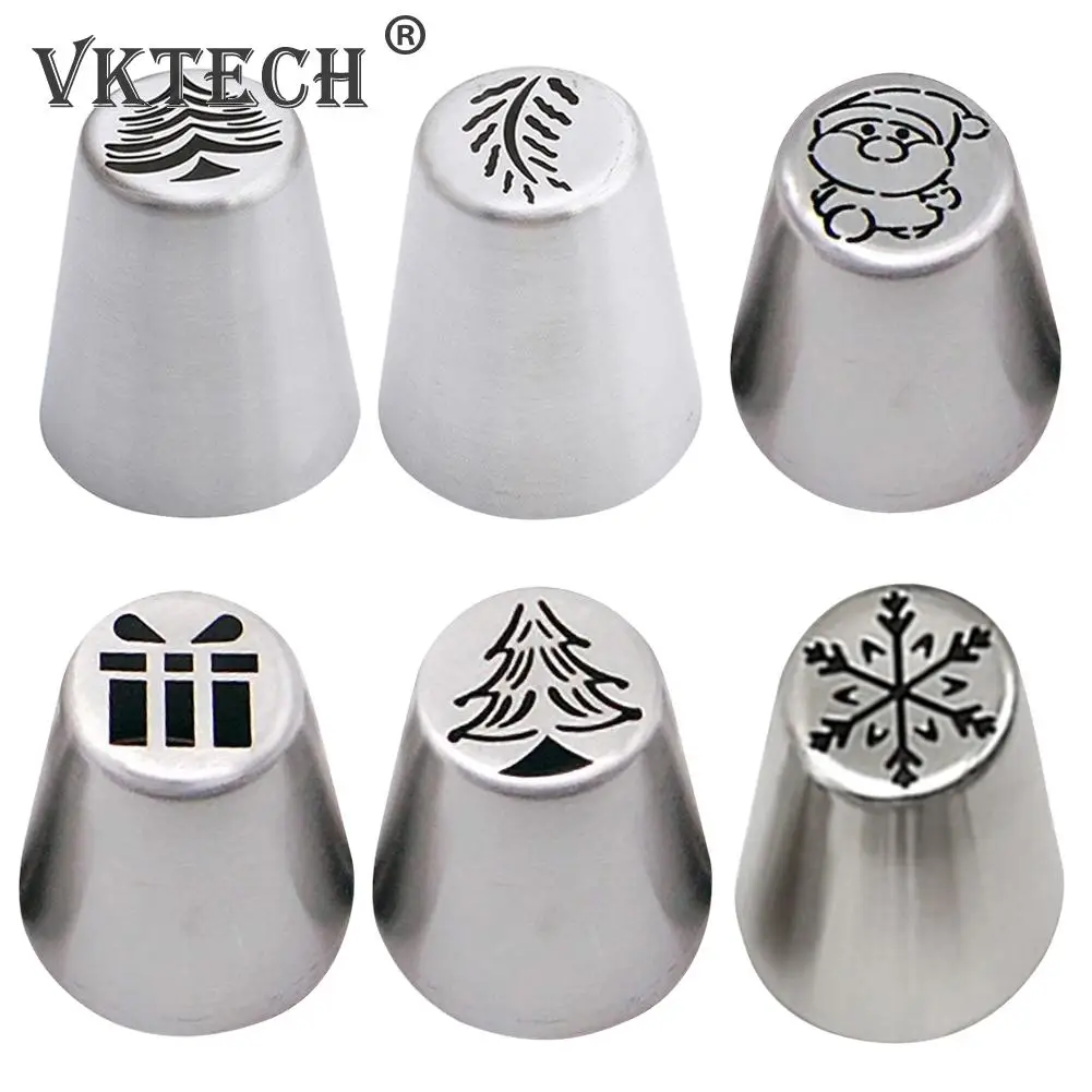 Christmas Cake Decorating Piping Tips Stainless Steel Russian Nozzles Tulip Rose Cream DIY Pastry Icing Cupcake Head Dessert
Christmas Cake Decorating Piping Tips Stainless Steel Russian Nozzles Tulip Rose Cream DIY Pastry Icing Cupcake Head Dessert