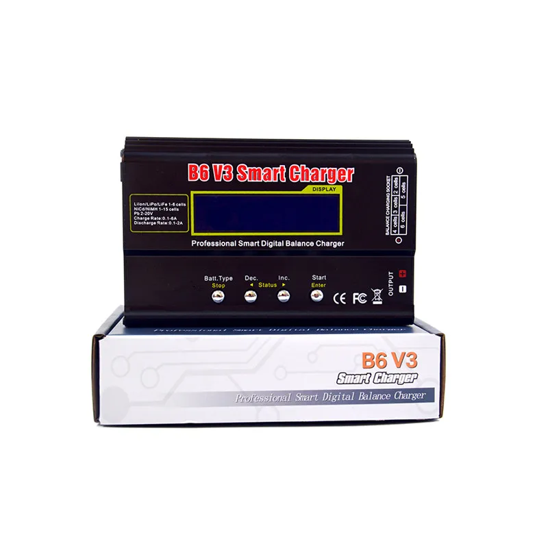 Battery Lipro Balance ChargerNEW Upgrade iMAX B6 V3 charger Lipro Digital Balance Charger 12v 6A Power Adapter Charging Cables
Battery Lipro Balance ChargerNEW Upgrade iMAX B6 V3 charger Lipro Digital Balance Charger 12v 6A Power Adapter Charging Cables