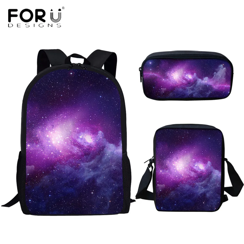 FORUDESIGNS/школьная сумка для мальчиков и девочек забавный детский рюкзак с