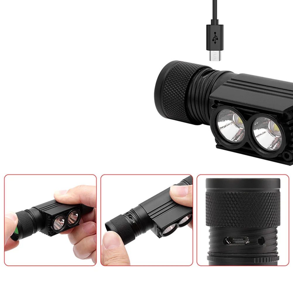 XM-L2 LED USB Headlamp Head Torch Rechargeable Flashlight Work Lights 1 * LED Headlight 1 * Usb Cable
XM-L2 LED USB Headlamp Head Torch Rechargeable Flashlight Work Lights 1 * LED Headlight 1 * Usb Cable