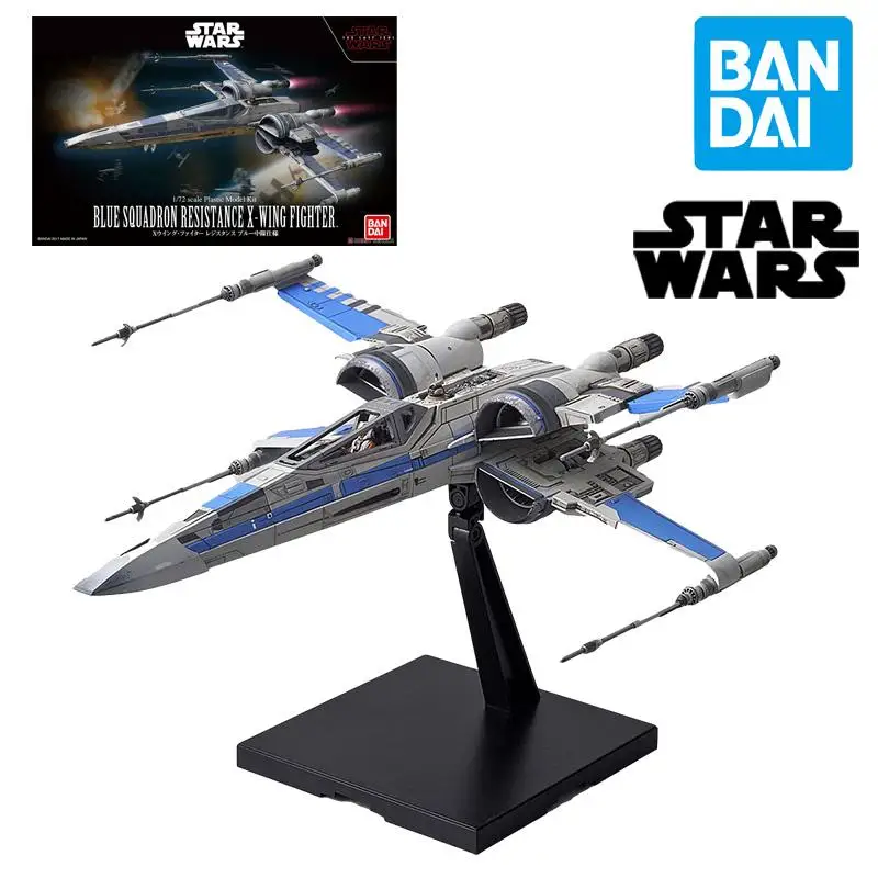 Bandai Star Wars 1/72 Blue Squadron Resistance X-Wing Fighter Assembly Anime Action Figures Model Toys Birthday Gifts 17Cm
Bandai Star Wars 1/72 Blue Squadron Resistance X-Wing Fighter Assembly Anime Action Figures Model Toys Birthday Gifts 17Cm