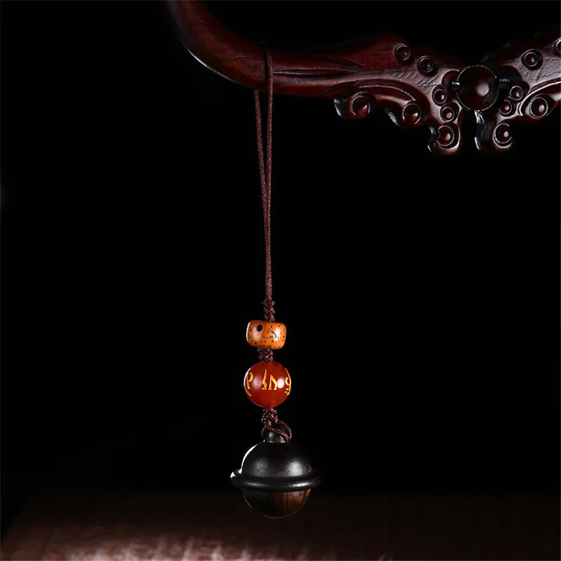 Personality creative ebony bell mobile phone chain key chain pendant women mobile phone bag hanging jewelry handmade key chain
Personality creative ebony bell mobile phone chain key chain pendant women mobile phone bag hanging jewelry handmade key chain