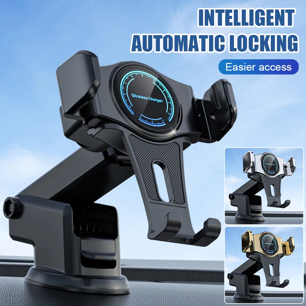 Universal 15W Wireless Car Charger Phone Holder Air Vent Phone Bracket Stand Smart Sensor Auto Clamp for 4-7 inches Accessories
Universal 15W Wireless Car Charger Phone Holder Air Vent Phone Bracket Stand Smart Sensor Auto Clamp for 4-7 inches Accessories