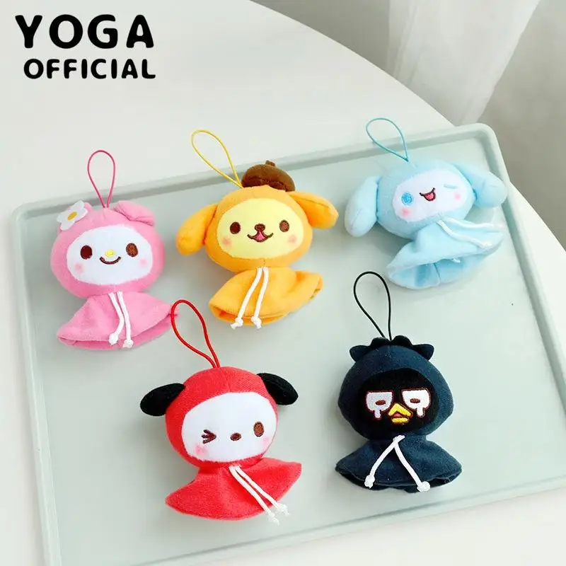 10 см кавайная плюшевая кукла My Melody Kitty Kuromi Pom Purin Sanrio, фигурка аниме, кукла на палец, кулон, подарок для девочек
10 см кавайная плюшевая кукла My Melody Kitty Kuromi Pom Purin Sanrio, фигурка аниме, кукла на палец, кулон, подарок для девочек