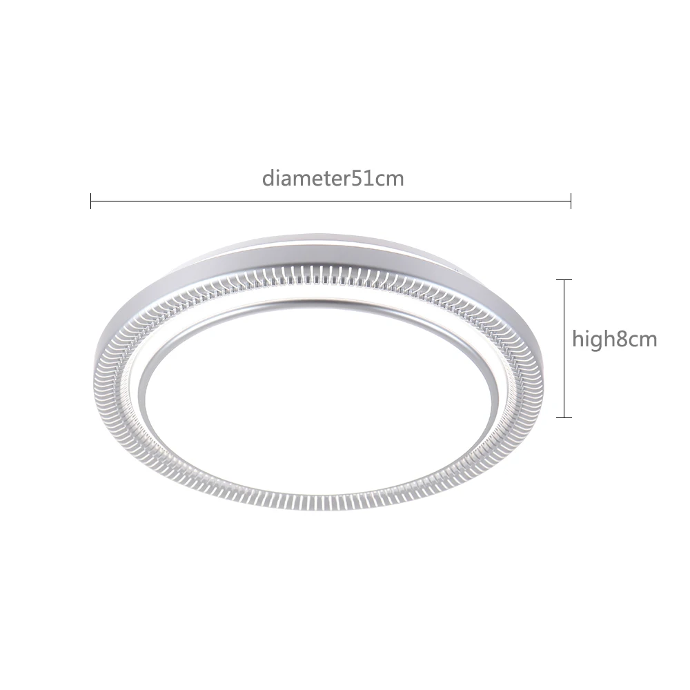 Modern 220v 80w Round LED Ceiling Lights Lamps Fixtures with Remote Control for Indoor Home House Living Room Kitchen Bedroom
Modern 220v 80w Round LED Ceiling Lights Lamps Fixtures with Remote Control for Indoor Home House Living Room Kitchen Bedroom