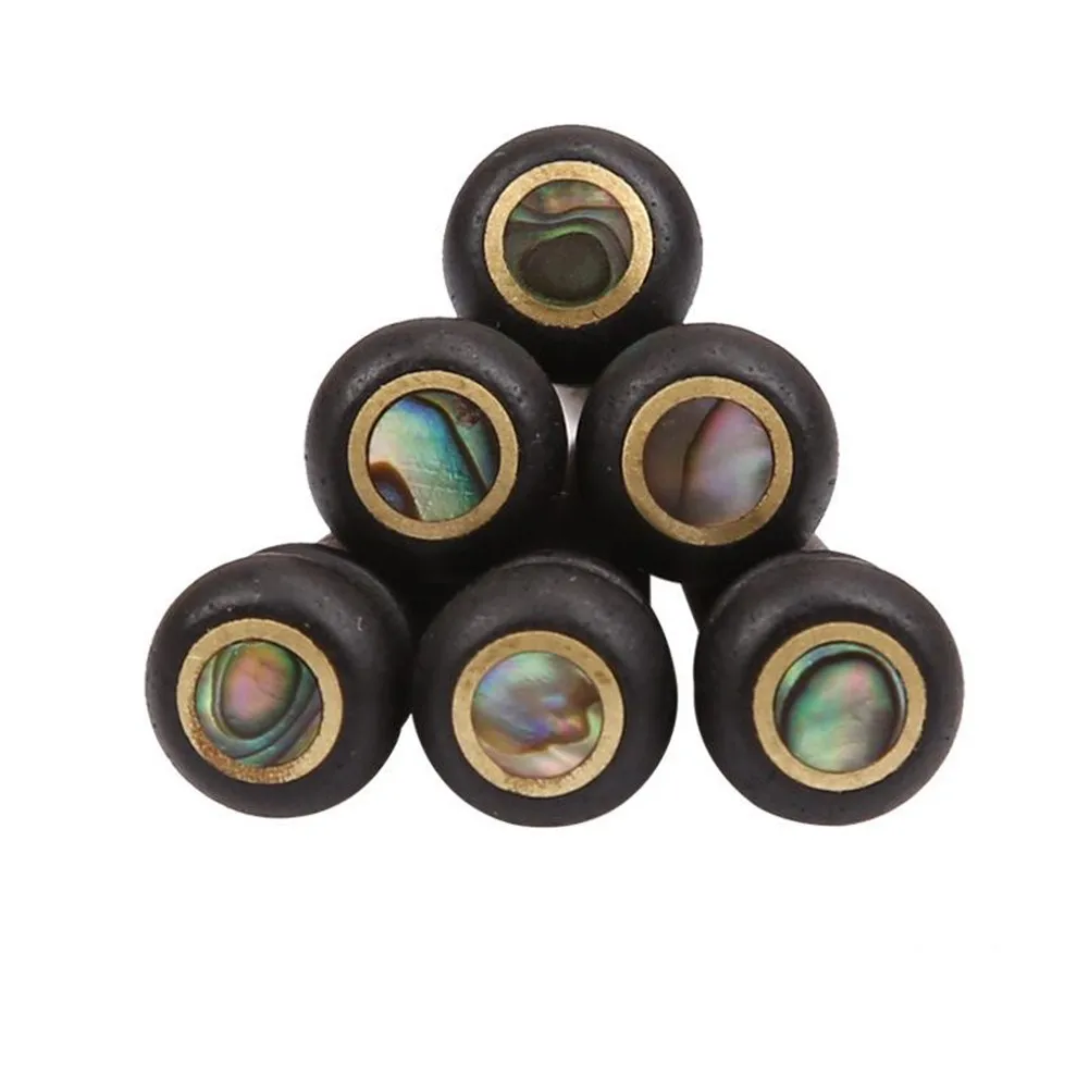 6Pcs High Quality Abalone Wood Ebony Bridge Pins Set Acoustic Guitar String Pegs Abalone Shell Dot On The Top Brass Circle
6Pcs High Quality Abalone Wood Ebony Bridge Pins Set Acoustic Guitar String Pegs Abalone Shell Dot On The Top Brass Circle