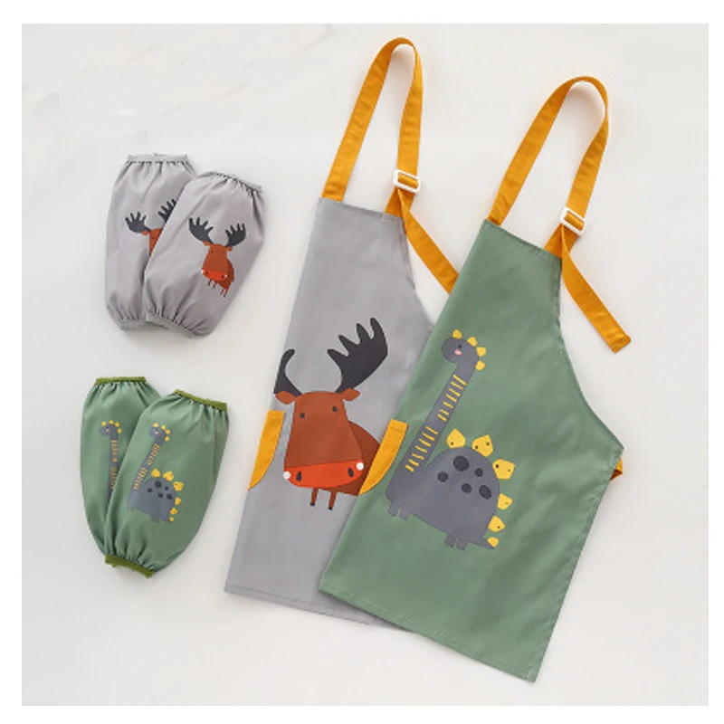 Waterproof Children's Bibs Set Painting Baby Apron Anti-dirty Stuff For Kids Drawing Clothes Soft Quick dry Fabrics Art Student
Waterproof Children's Bibs Set Painting Baby Apron Anti-dirty Stuff For Kids Drawing Clothes Soft Quick dry Fabrics Art Student