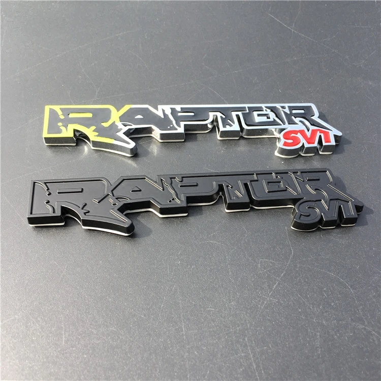 1 шт. 3D металлический сплав RAPTOR SVT логотип эмблема значок автомобильные наклейки