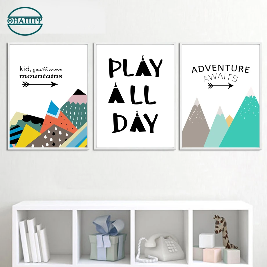 Mountain Arrow Adventure Quote Kindergarten Wall Art Canvas Painting Cartoon Nursery Poster Printing Nordic Wall picture Decor
Mountain Arrow Adventure Quote Kindergarten Wall Art Canvas Painting Cartoon Nursery Poster Printing Nordic Wall picture Decor