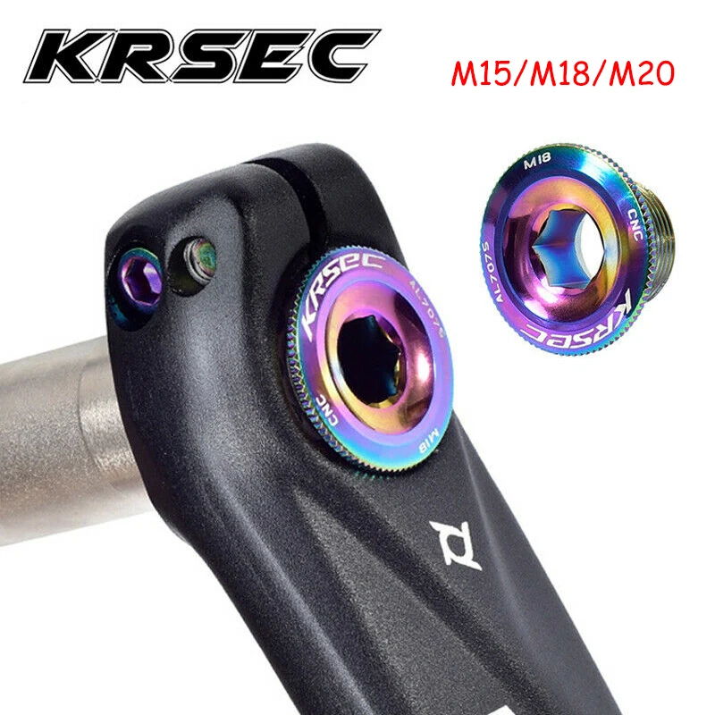 Рукоятка MTB крышка M15/M18/M20 коленчатый набор винтовая алюминиевая рукоятка BMX