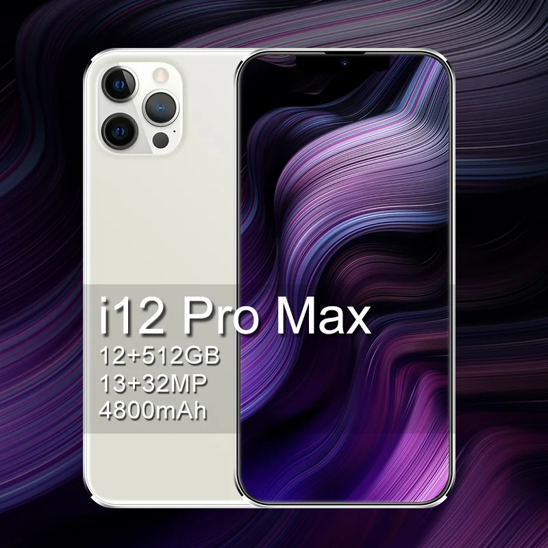 Global I12 Pro Max 6.7 Inch Smartphones 5G 10-Core MTK-6889 12GB+512GB Android Mobile Phone Face ID Unlcok Dual SIM Cellphones
Global I12 Pro Max 6.7 Inch Smartphones 5G 10-Core MTK-6889 12GB+512GB Android Mobile Phone Face ID Unlcok Dual SIM Cellphones