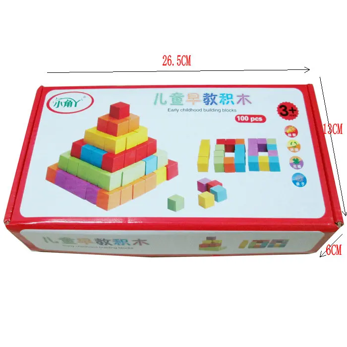 Free shipping Kids Children's early childhood building blocks 100PCS/2.5*2.5CM montessori teaching AIDS Educational Supplies
Free shipping Kids Children's early childhood building blocks 100PCS/2.5*2.5CM montessori teaching AIDS Educational Supplies