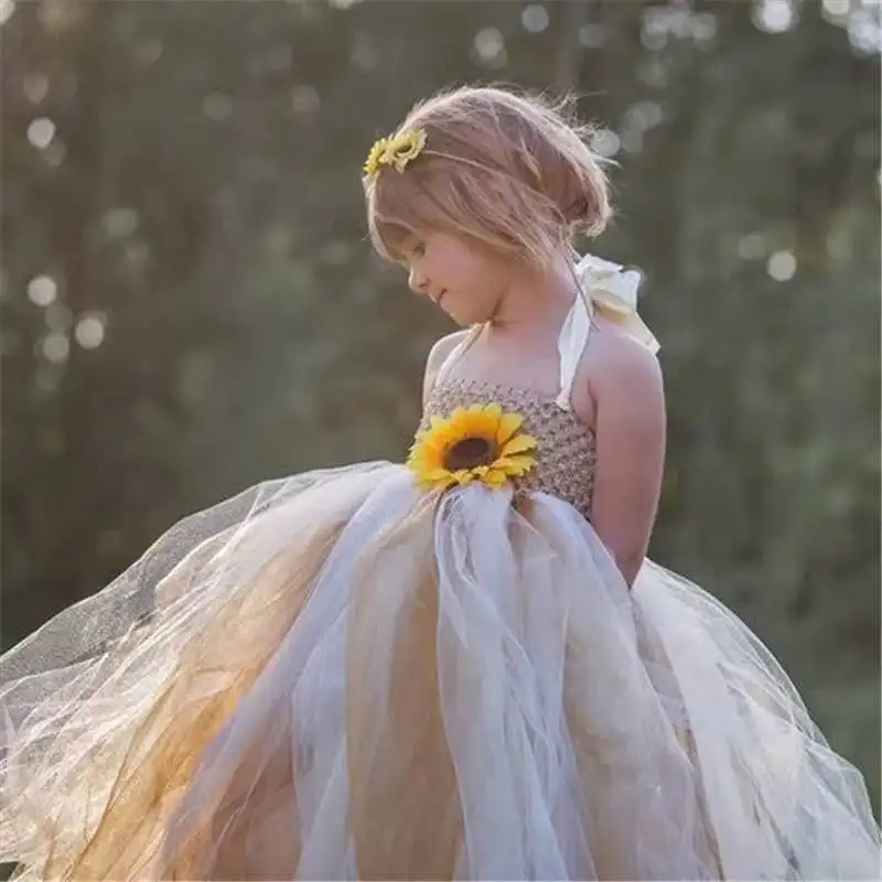 Autumn Sunflower Girls Tutu Dress Tulle Ball Gown Kids Children Clothes Vestido Photography Princess Wedding Party Dresses
Autumn Sunflower Girls Tutu Dress Tulle Ball Gown Kids Children Clothes Vestido Photography Princess Wedding Party Dresses