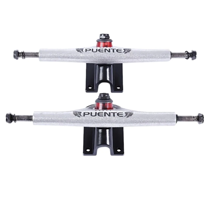 PUENTE 2Pcs 7Inch Aluminum Trucks Skateboard Truck Accessory Bridge Bracket Trucks Skateboard Longboard Truck
PUENTE 2Pcs 7Inch Aluminum Trucks Skateboard Truck Accessory Bridge Bracket Trucks Skateboard Longboard Truck