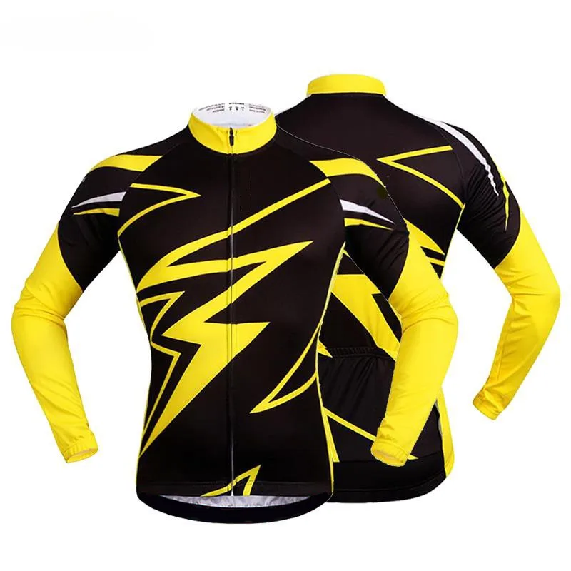 Yellow Lightning Pro Team 2020 Long Sleeve Cycling Jersey Ropa Ciclismo Winter Thermal Fleece Jersey Cycling Clothing
Yellow Lightning Pro Team 2020 Long Sleeve Cycling Jersey Ropa Ciclismo Winter Thermal Fleece Jersey Cycling Clothing