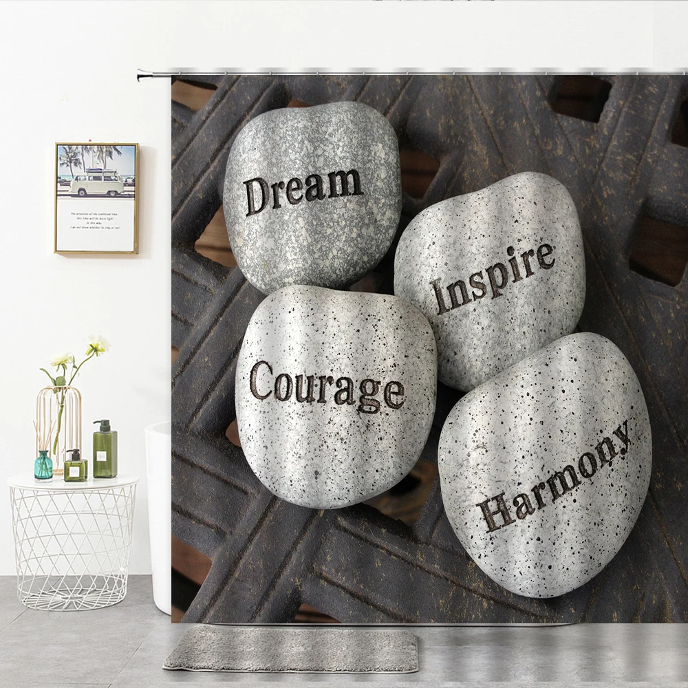 Zen Shower Curtain 3D Purple Flower Black Stone Illumination Bathroom Curtains Fabric Washable Home Bath Decor Supplies
Zen Shower Curtain 3D Purple Flower Black Stone Illumination Bathroom Curtains Fabric Washable Home Bath Decor Supplies