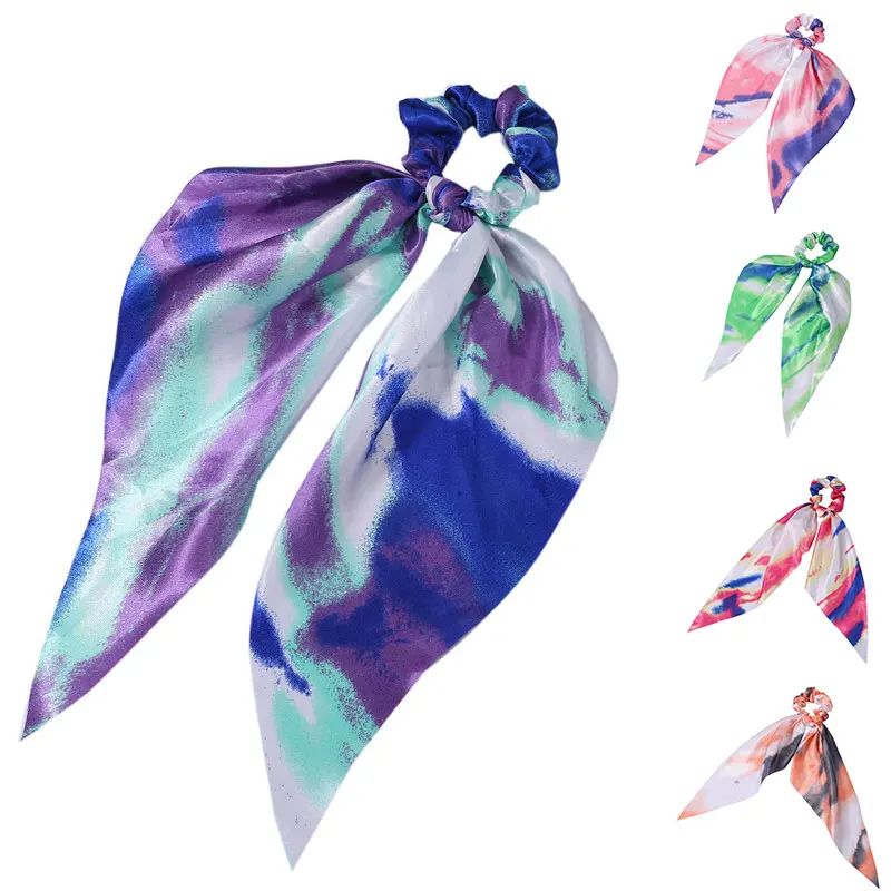 Fashion Ponytail Scarf Hair Tie Elastic Long Ribbons Hair Rope Bohemian Tie-dye Women Girls Sweet Hair Scrunchie Satin Bowknot
Fashion Ponytail Scarf Hair Tie Elastic Long Ribbons Hair Rope Bohemian Tie-dye Women Girls Sweet Hair Scrunchie Satin Bowknot