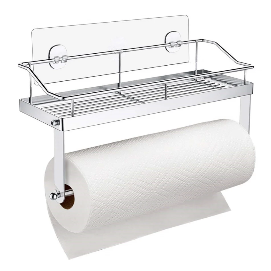 Stainless Steel Storage Rack Wall-mounted Towel Paper Tissue Seasoning Holder Shelf for Bathroom Kitchen Storage Rack New 2020
Stainless Steel Storage Rack Wall-mounted Towel Paper Tissue Seasoning Holder Shelf for Bathroom Kitchen Storage Rack New 2020