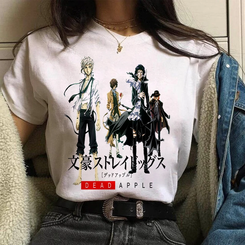 Streetwear Bungo Stray Dogs Anime Comics t shirt Top Oversized Cotton Japanese Kawaii Graphic Casual Cartoon Tee T-Shirt
Streetwear Bungo Stray Dogs Anime Comics t shirt Top Oversized Cotton Japanese Kawaii Graphic Casual Cartoon Tee T-Shirt