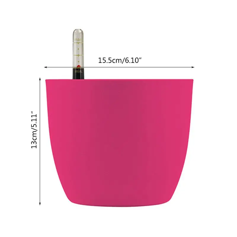 PP Self Watering Planters Flower Pots Indoor with Water Level Indicators 6x5''
PP Self Watering Planters Flower Pots Indoor with Water Level Indicators 6x5''