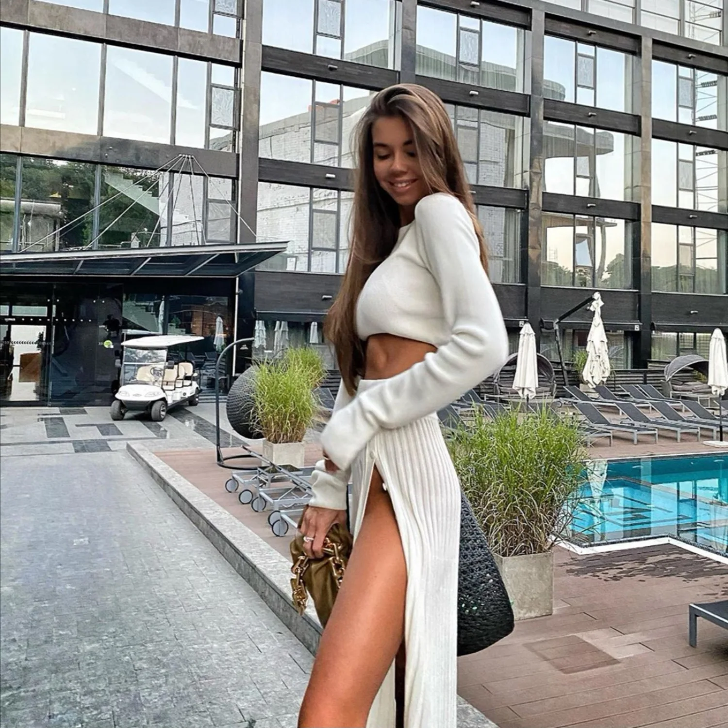 MQladies Clothes Store Women Sexy Dresses For New Year Models Cardigan Slit Sweater Pleated Skirt Set Outfits Button Up Split
MQladies Clothes Store Women Sexy Dresses For New Year Models Cardigan Slit Sweater Pleated Skirt Set Outfits Button Up Split