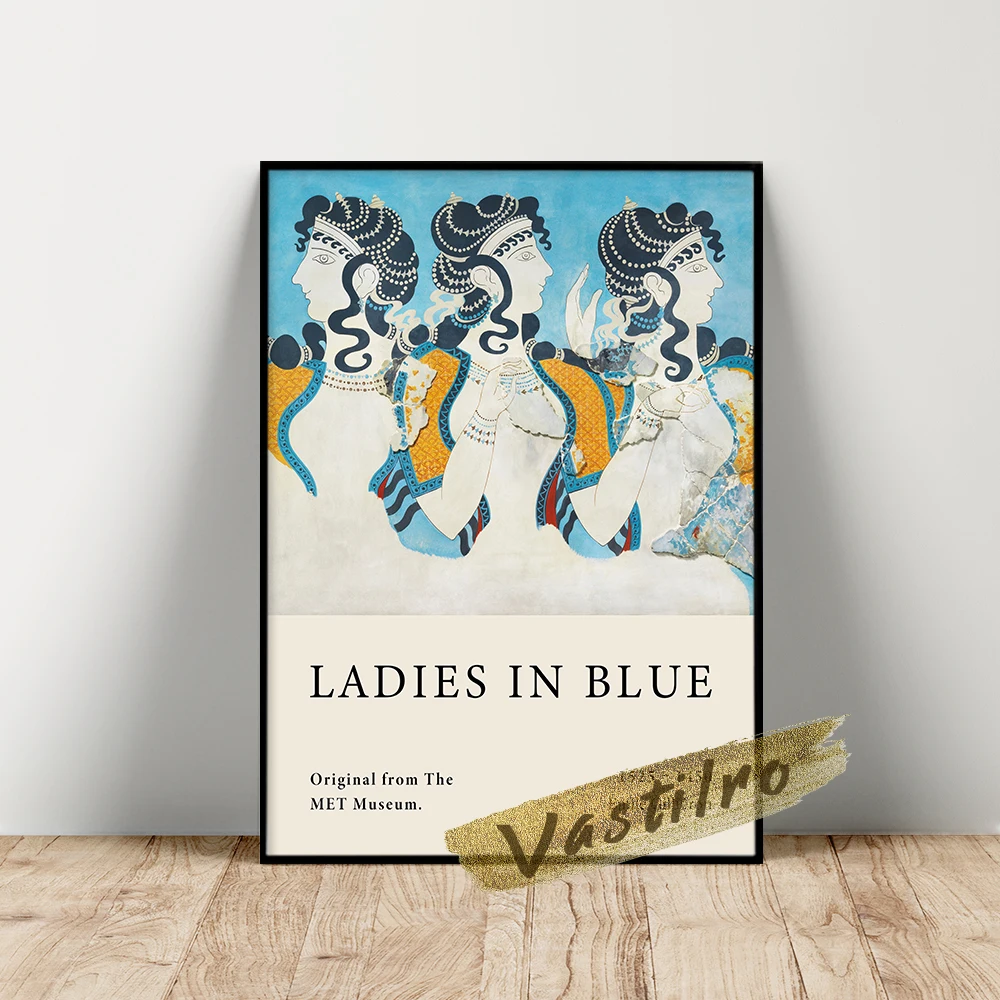 Emile Gillieron Poster, The Ladies In Blue Wall Painting, Minoan Fresco Prints Art, Gillieron Vintage Three Woman Wall Stickers
Emile Gillieron Poster, The Ladies In Blue Wall Painting, Minoan Fresco Prints Art, Gillieron Vintage Three Woman Wall Stickers