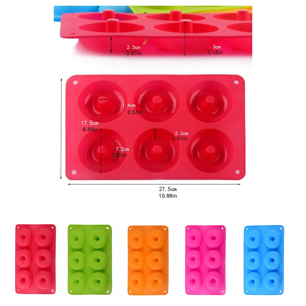 6 Doughnut Silicone Mold Diy Round Cake Angel Circle Biscuit Muffin Mold Donut Silicone Ice Cube Molds Candy Chocolate
6 Doughnut Silicone Mold Diy Round Cake Angel Circle Biscuit Muffin Mold Donut Silicone Ice Cube Molds Candy Chocolate