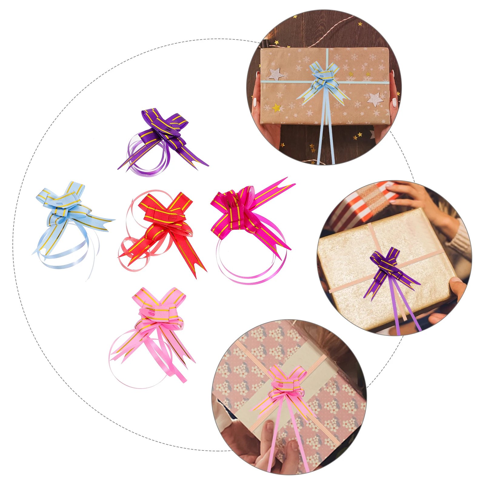 1 Bag of 1000pcs Pull Flower Gift Pack Decors Butterfly Pull Bows for Wedding
1 Bag of 1000pcs Pull Flower Gift Pack Decors Butterfly Pull Bows for Wedding