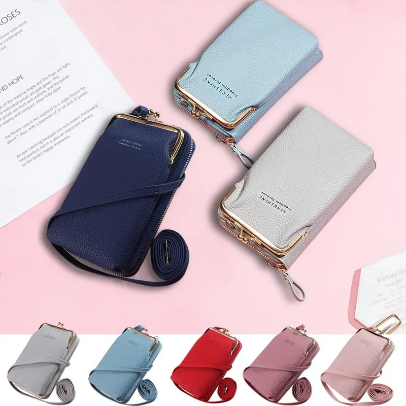 Brand Crossbody Bags Touch Screen Cell Phone Purse Bag Smartphone Wallet Metal Leather Shoulder Strap Handbag Women Bag
Brand Crossbody Bags Touch Screen Cell Phone Purse Bag Smartphone Wallet Metal Leather Shoulder Strap Handbag Women Bag