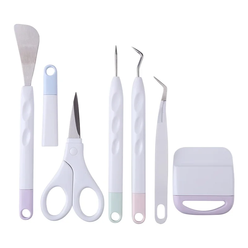 6pcs/set Craft Vinyl Weeding Tools Set DIY Sewing Stitching Punch Carving Tool Kit Silhouettes Lettering Piecing Handmade Tools
6pcs/set Craft Vinyl Weeding Tools Set DIY Sewing Stitching Punch Carving Tool Kit Silhouettes Lettering Piecing Handmade Tools