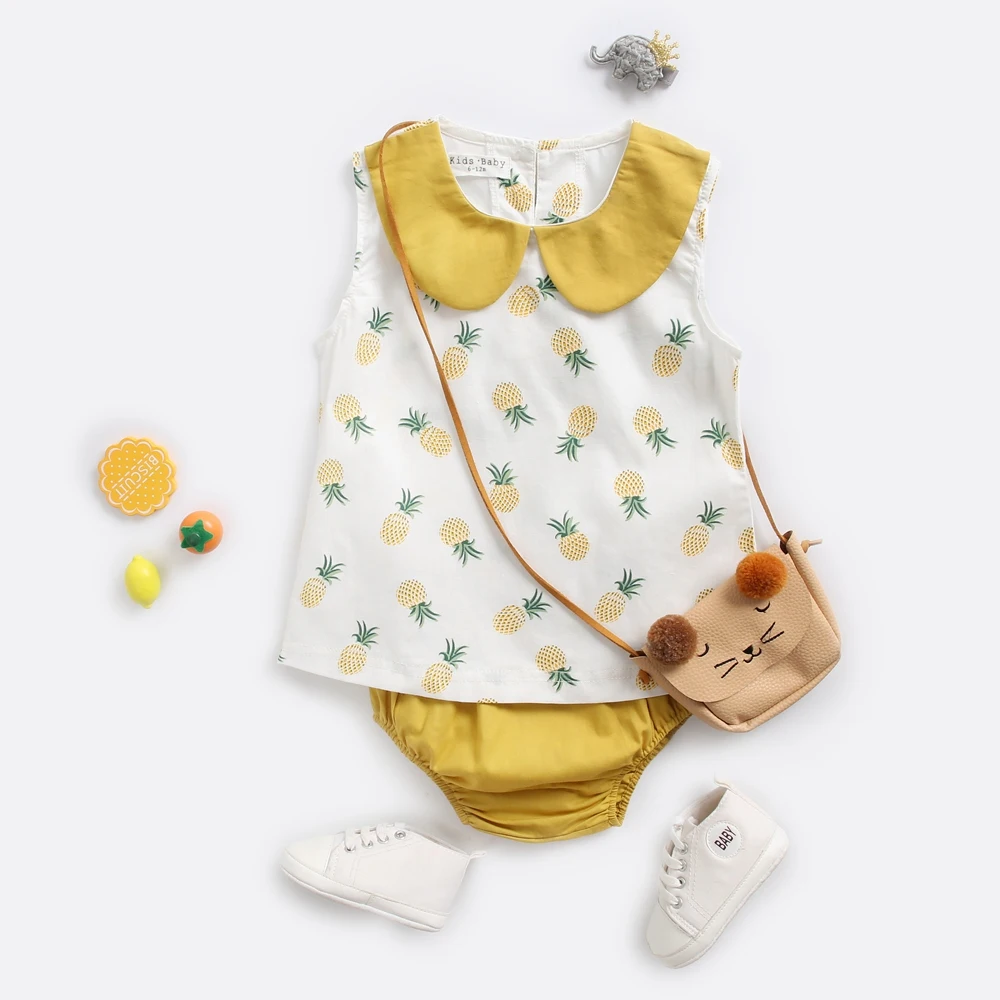 Sanlutoz Summer Baby Clothes Sets Cute Pineapple Printing Infants Tops + Shorts Baby Clothing
Sanlutoz Summer Baby Clothes Sets Cute Pineapple Printing Infants Tops + Shorts Baby Clothing
