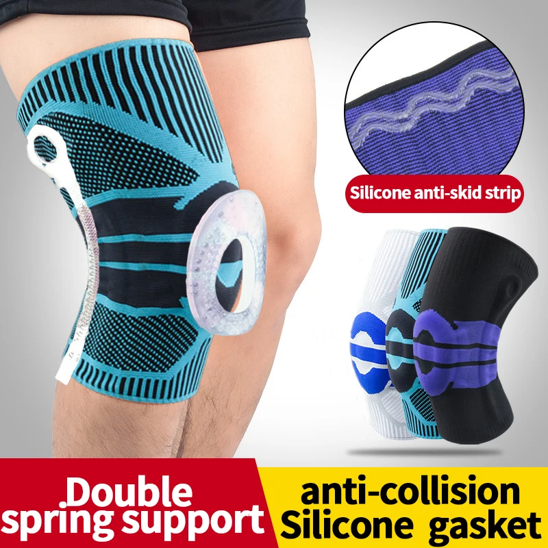 1 PCS Spring Support Sports Knee Pads Men's Silicone Gym Fitness Equipment Outdoor Basketball Cycling Football Protective Gear
1 PCS Spring Support Sports Knee Pads Men's Silicone Gym Fitness Equipment Outdoor Basketball Cycling Football Protective Gear