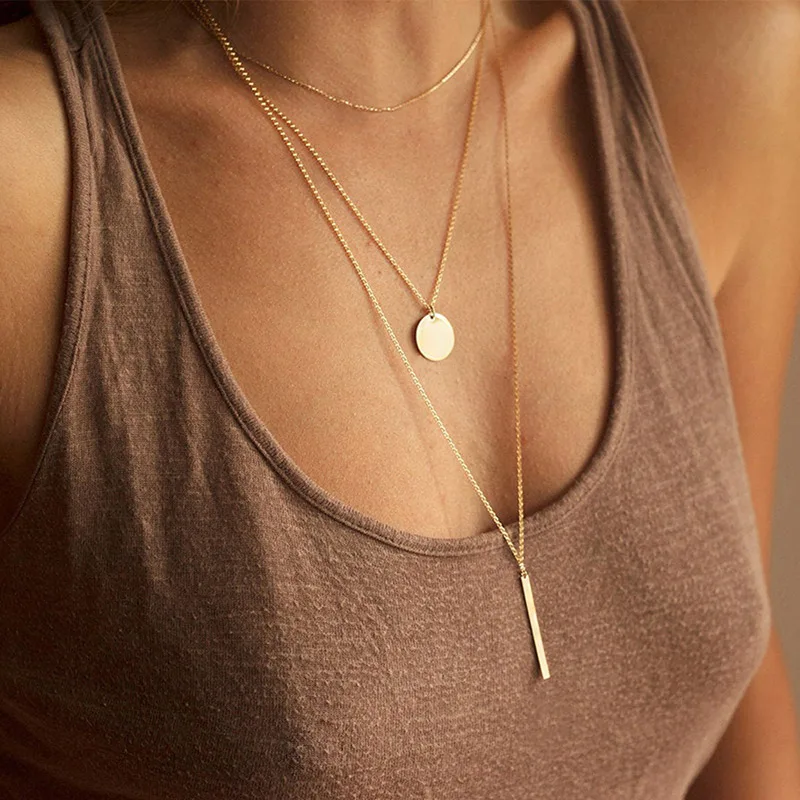 Visunion 316L Stainless Steel Necklace for Women Not Faded Trendy Style Gold Color Hot Sale Female 3 Pcs Necklace Set Wholesale
Visunion 316L Stainless Steel Necklace for Women Not Faded Trendy Style Gold Color Hot Sale Female 3 Pcs Necklace Set Wholesale