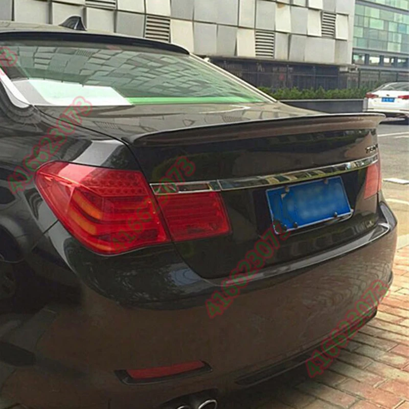 Подходит для BMW 7 серии F01 спойлер 2008 2014 года седан глянцевый черный углеродное