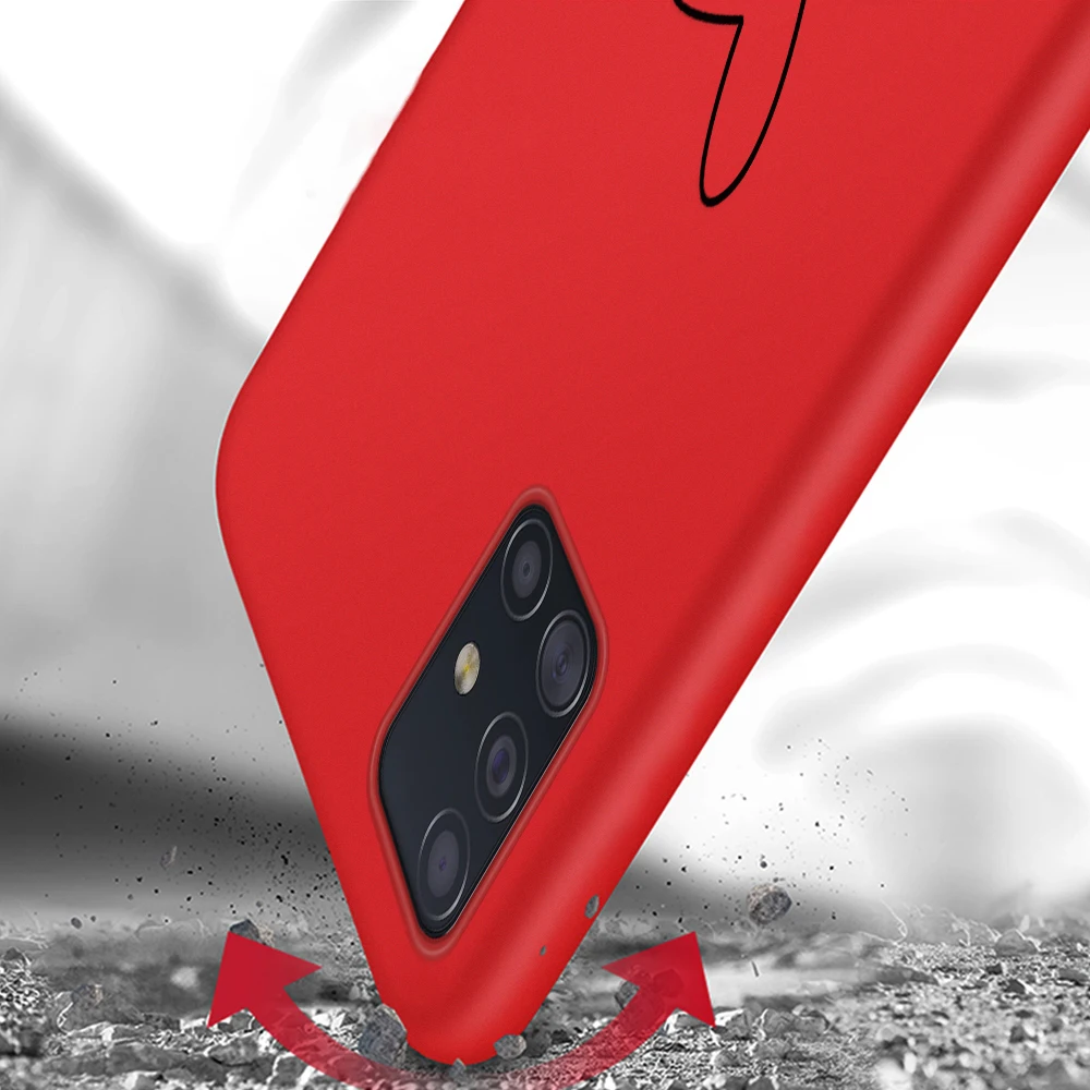For Samsung Galaxy A51 A71 Phone Case Cartoon Soft Silicone Frosted Back Cover For Samsung A 51 A 71 A515 A715 Candy Color Coque
For Samsung Galaxy A51 A71 Phone Case Cartoon Soft Silicone Frosted Back Cover For Samsung A 51 A 71 A515 A715 Candy Color Coque