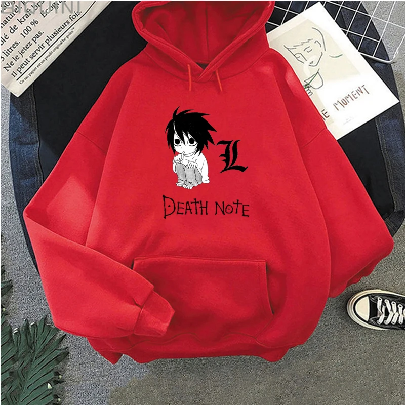 Manga Cartoon Death Note Man Tracksuit Printed Hoodie Sweatshirts Women Unisex Long Sleeve Pullovers Fashion Tops Autumn Boy
Manga Cartoon Death Note Man Tracksuit Printed Hoodie Sweatshirts Women Unisex Long Sleeve Pullovers Fashion Tops Autumn Boy