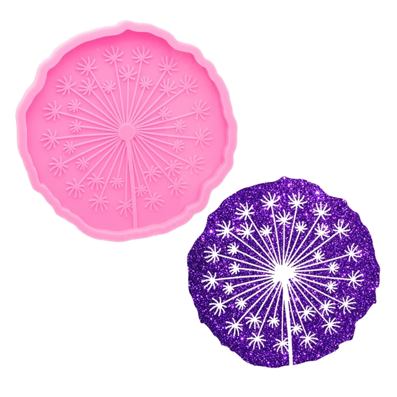 Super Shiny Cup Mat Epoxy Resin Mold DIY Crafts Decorations Making Tools Dandelion Coaster Tray Casting Silicone Mould
Super Shiny Cup Mat Epoxy Resin Mold DIY Crafts Decorations Making Tools Dandelion Coaster Tray Casting Silicone Mould
