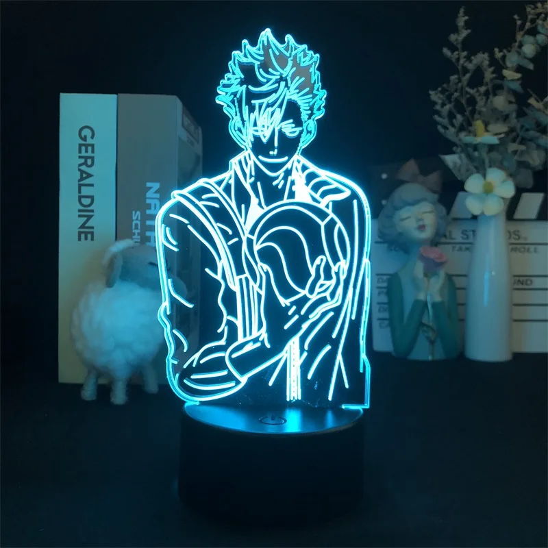 Сенсорный 3D светильник Haikyuu для японского аниме манга, ночник с Bluetooth-управлением для яркого базового стола, меняющий цвет в помещении, для д...
Сенсорный 3D светильник Haikyuu для японского аниме манга, ночник с Bluetooth-управлением для яркого базового стола, меняющий цвет в помещении, для д...