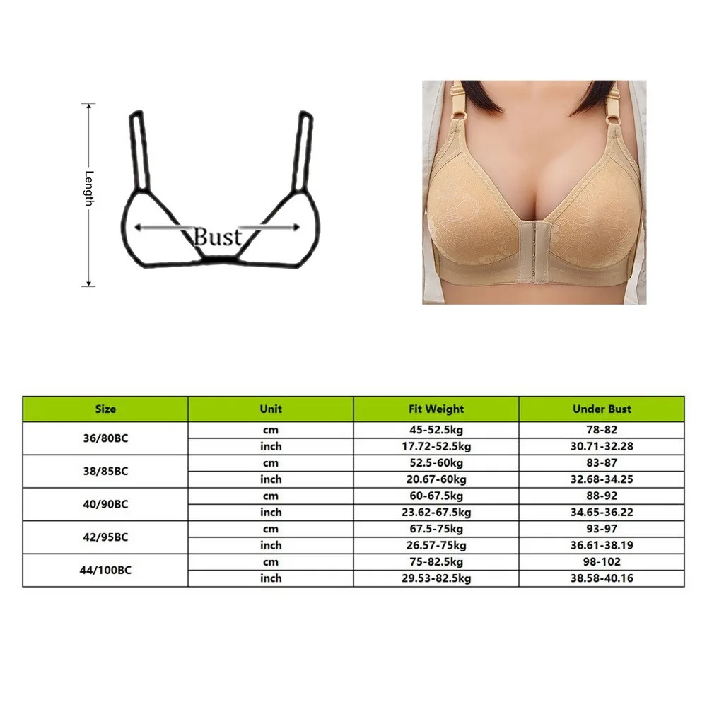 Front Closure Bras Plus Size Underwear Push Up Bra Floral Seamless Brassiere Wireless Sexy Anti-Sagging Gathered Thin Bralette
Front Closure Bras Plus Size Underwear Push Up Bra Floral Seamless Brassiere Wireless Sexy Anti-Sagging Gathered Thin Bralette